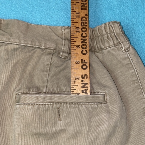 CABELA’S khakis fully flannel lined pants button zipper fly tan cozy size 14 reg - Picture 12 of 14